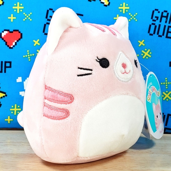 Squishmallow Paulita the Pink Tabby Cat 5" UltraSoft Stuffed Plush Toy NWT - Picture 2 of 12